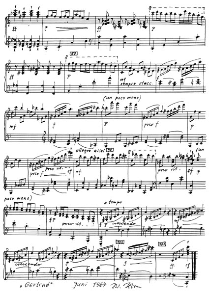 op.8 Nr.5 C-Dur »Gertrud«, 1964, 4