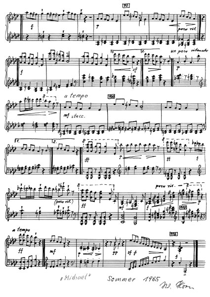 op.8 Nr.6 As-Dur »Michael«, 1965, 4